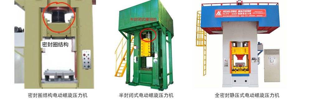 各種類(lèi)型電動(dòng)螺旋壓力機(jī)